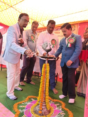 LIGHTING OF THE LAMP - SAHODAYA VOLLEYBALL TOURNAMENT