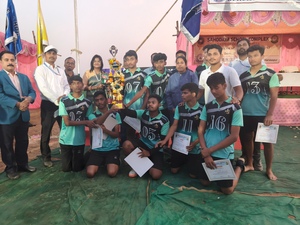 GURUKUL PUBLIC SCHOOL - A TEAM AS RUNNERS UP (INTER SCHOOL VOLLEYBALL TOURNAMENT)