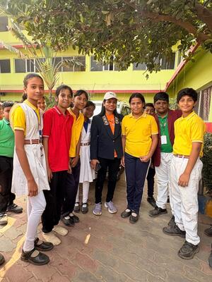 SPOORTI - GPSian's  MOMENT WITH DUTEE CHAND 